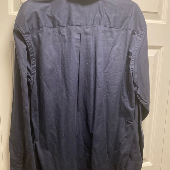 Dockers Tour Long Sleeve Shirt Button Up Pocket 100% Cotton Black Size XL(New) - Picture 4 of 14